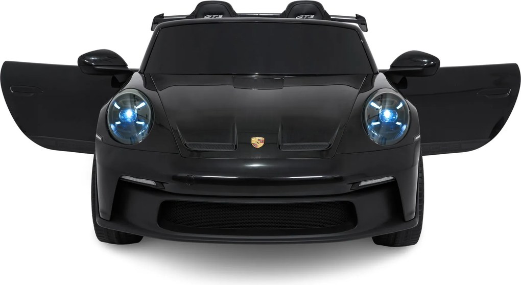 Carro elétrico para Crianças 24V 4x4 2 lugares Porsche 911 GT 3, Rodas Espuma EVA Preto