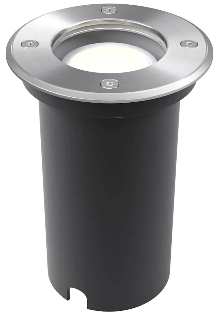 Iluminação LED p/ piso exterior, 3 pcs, redondo