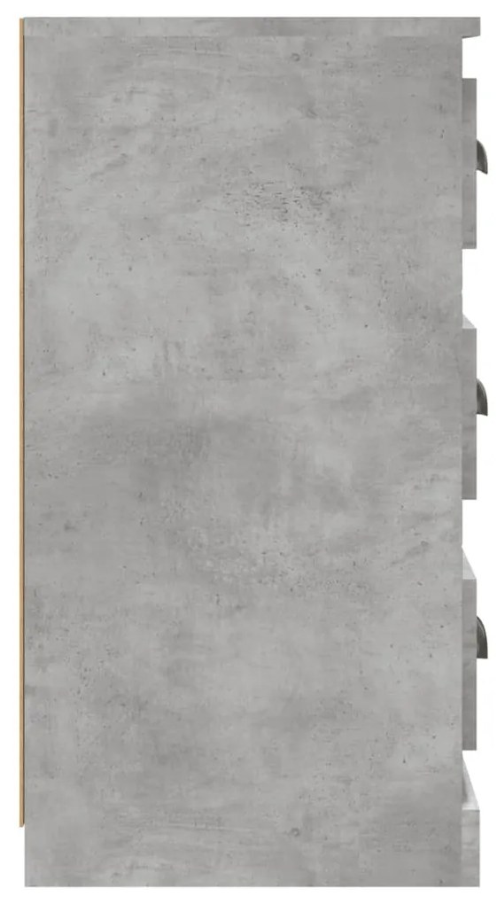 Aparador 70x35,5x67,5 cm derivados de madeira cinzento cimento