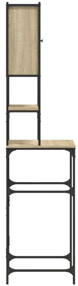 Armário sanita/máquina de lavar 68x48,5x194 cm carvalho sonoma