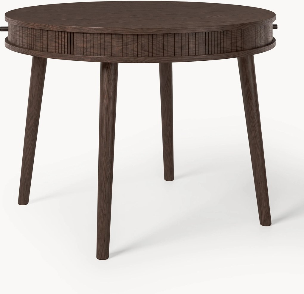 Mesa de jantar redonda com arrumação Calary, vários tamanhos