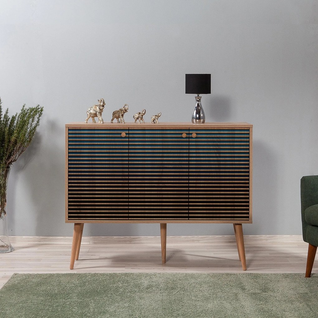 Console Mega – Carvalho Sonoma – 120x90x36 cm