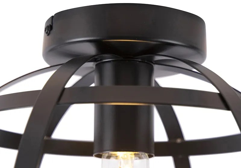 Candeeiro de teto industrial preto - Boula Industrial