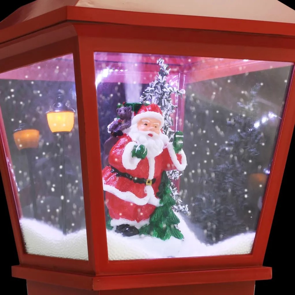 Candeeiro pedestal natalício com Pai Natal 64 cm LED