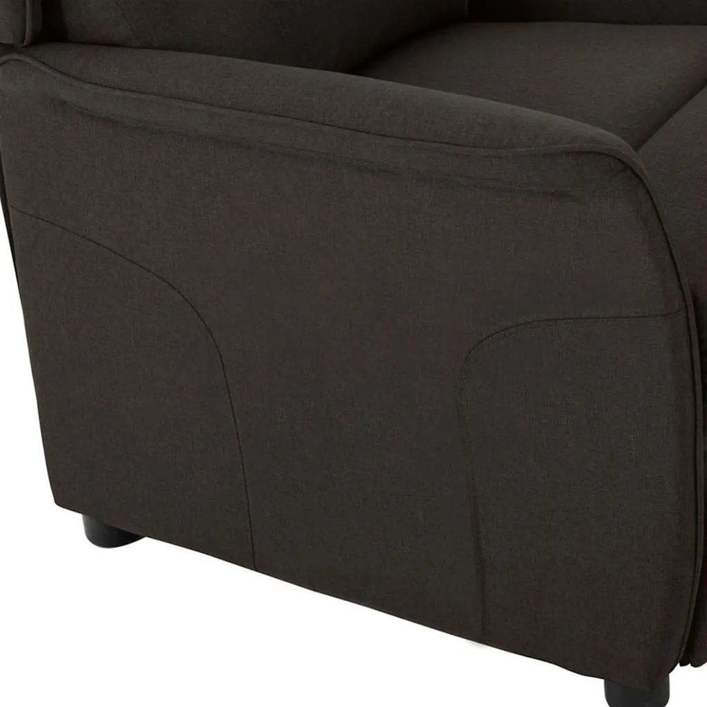 Poltrona Reclinável vidaXL Marrom Escuro 67,5x93,5x101,5 cm Tecido