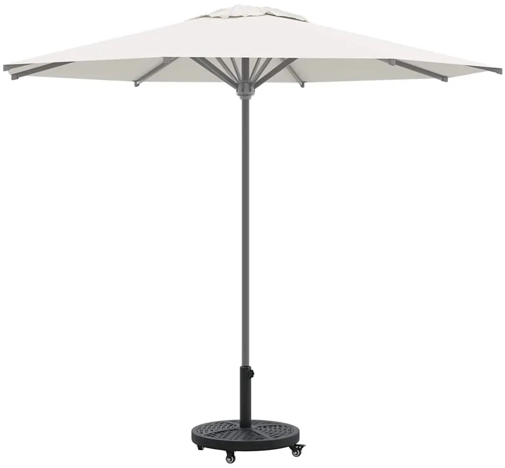 Base de Parasol vidaXL com Rodas para Postes de Ø38-48 mm 13 kg Redond