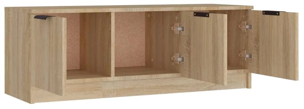 Móvel p/ TV 102x35x36,5 cm madeira processada carvalho sonoma