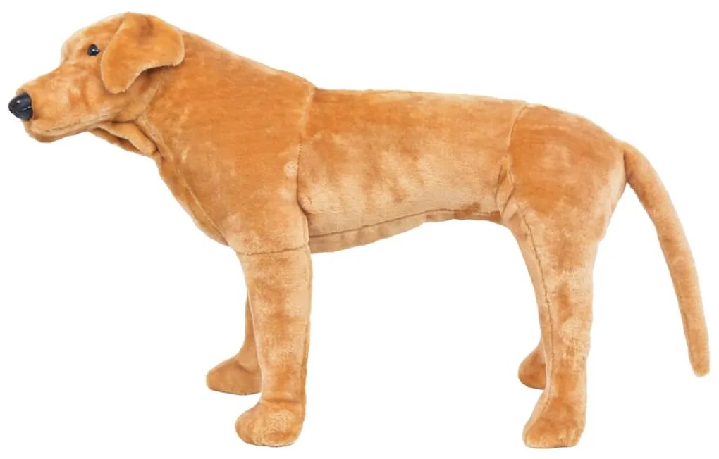 Cão labrador em peluche castanho claro XXL