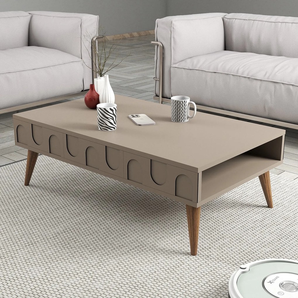 Mesa de Centro Lyon – Atlas Walnut – 105x34,6x60 cm