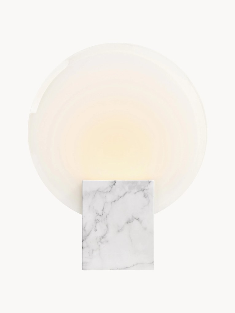 Candeeiro de parede LED com aspeto de mármore Hester