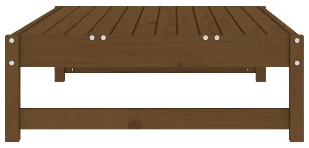 Apoio de pés para jardim 120x80 cm pinho maciço castanho-mel
