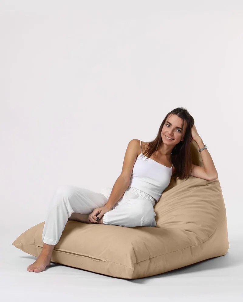 Pufe de Jardim Pyramid Big Bed – Vison – 145x35x90 cm | Tribo Home