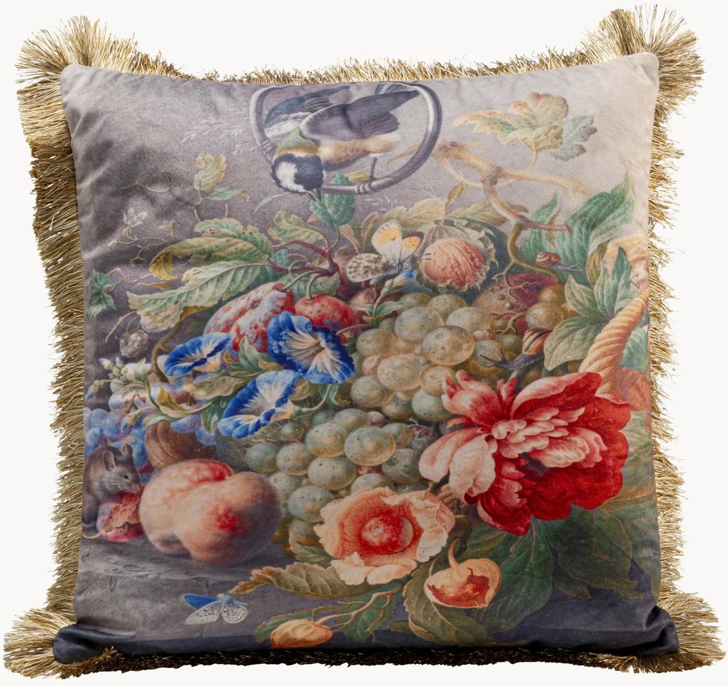 Almofada em veludo Romantic Still Life