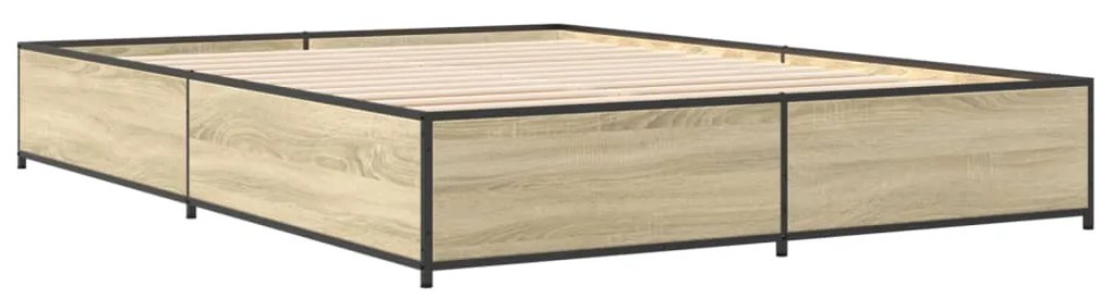 Estrutura de cama 120x190 cm derivados madeira/metal