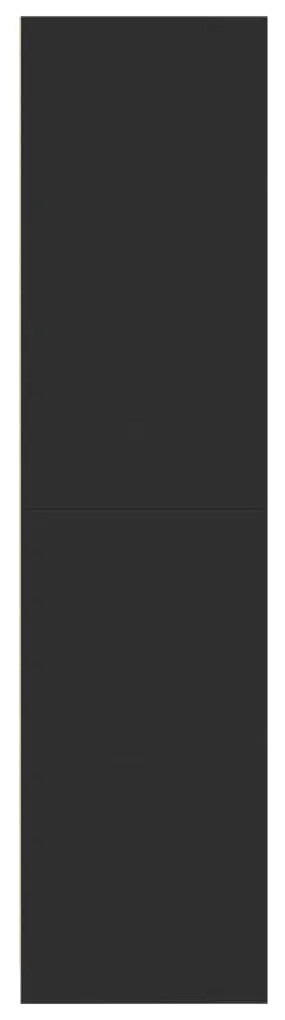 Roupeiro 30x50x200 cm derivados de madeira preto