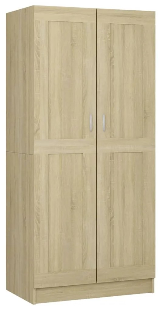 Roupeiro 82,5x51,5x180 cm contraplacado carvalho sonoma