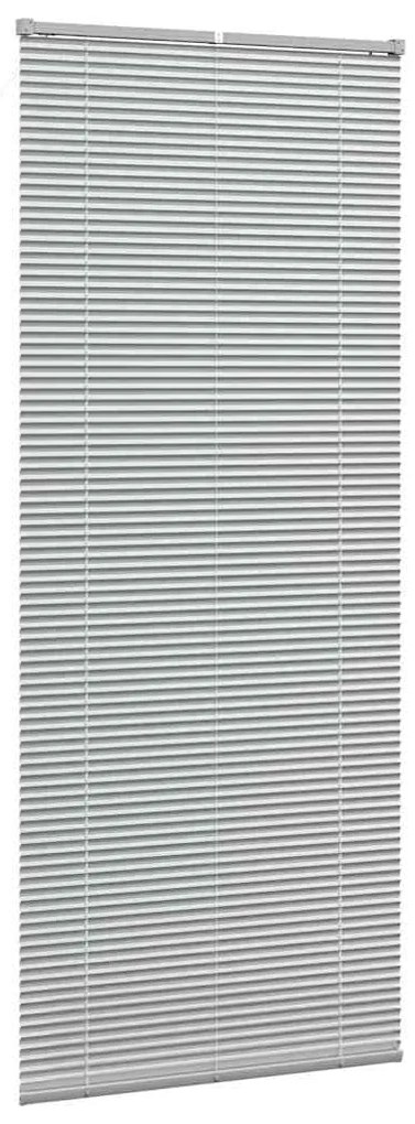 Persiana de Janela com cortinas Outros Manual Prata 80 x 130 cm Alumín