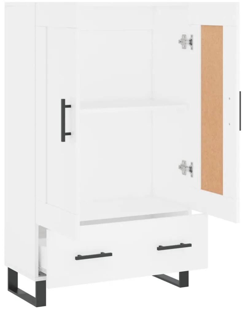 Aparador alto 69,5x31x115 cm derivados de madeira branco