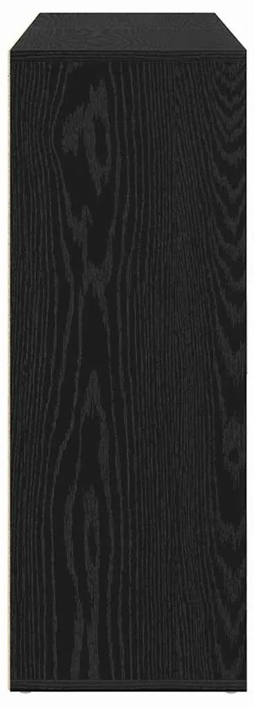 Buffets 2 pcs Carvalho Preto 60x31x84 cm Madeira de Engenharia