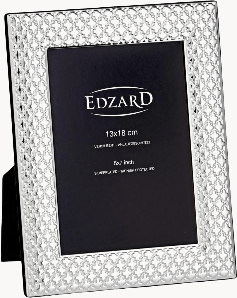 Moldura para fotos banhada a prata Ruggiano