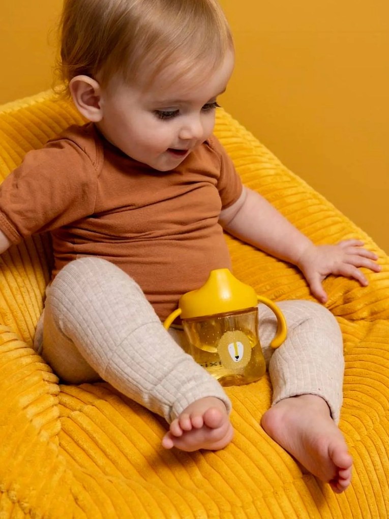 Copo de aprendizagem TRIXIE Mr. Lion amarelo