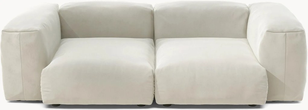 Sofá modular em veludo Vetsak (2 lugares)