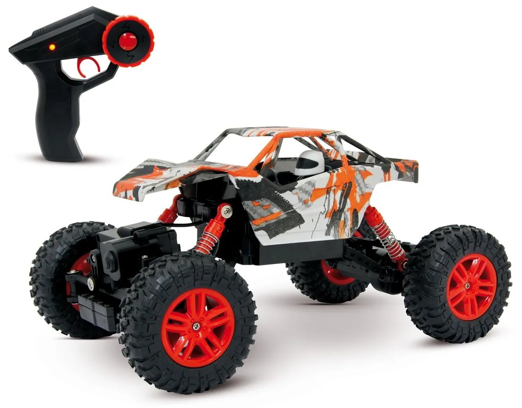 Carro Telecomandado Hillriser Crawler 4WD 1:18 Laranja 2,4GHz