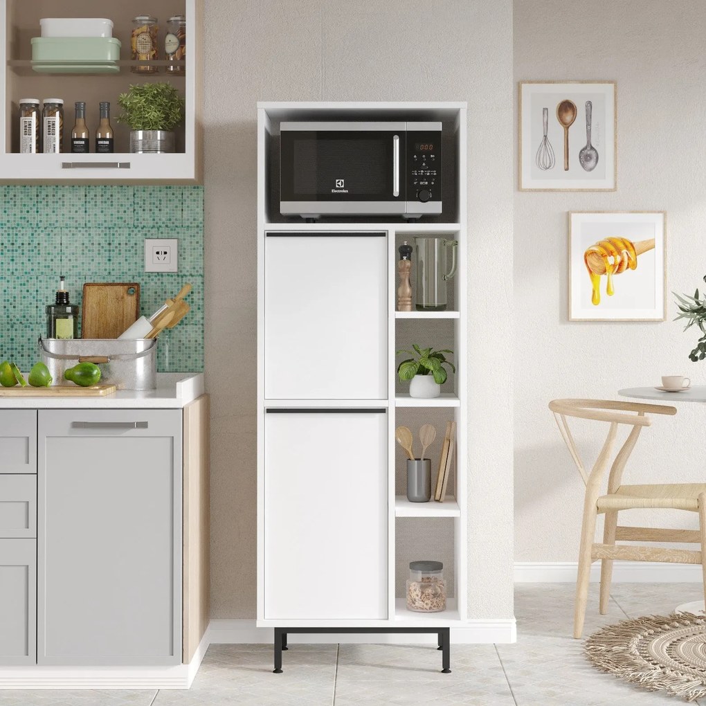 Armário de Cozinha ON10A – Branco – 160 cm x 45,1 cm x 35,5 cm