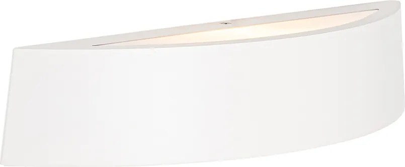 Candeeiro de parede exterior moderno branco IP44 - Caz