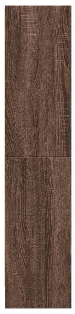 Estante 60x24x109 cm derivados de madeira carvalho castanho