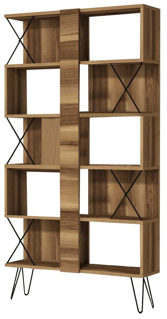 Estante Extra – Nogueira – 90x167,3x22 cm