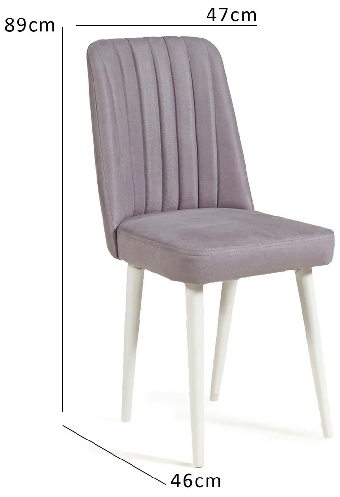 Cadeira Vina – Branco – 47x89x46 cm
