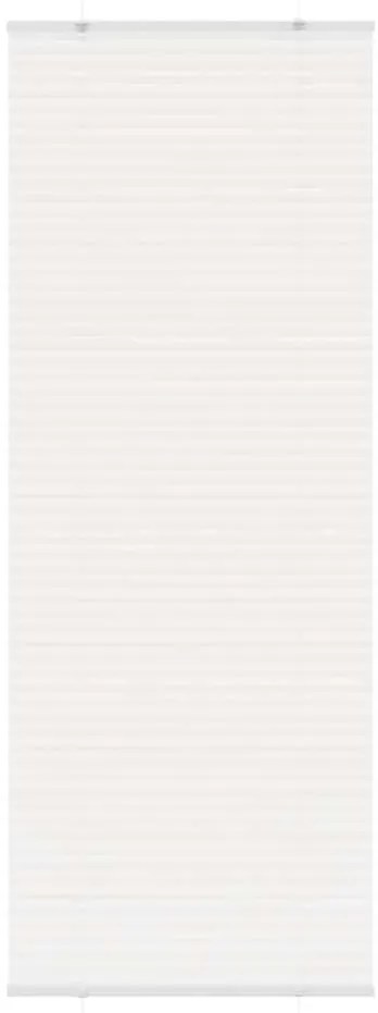 vidaXL Branco Plissada Cega 70x200 cm Largura Tecido 69,4 cm Poliéster