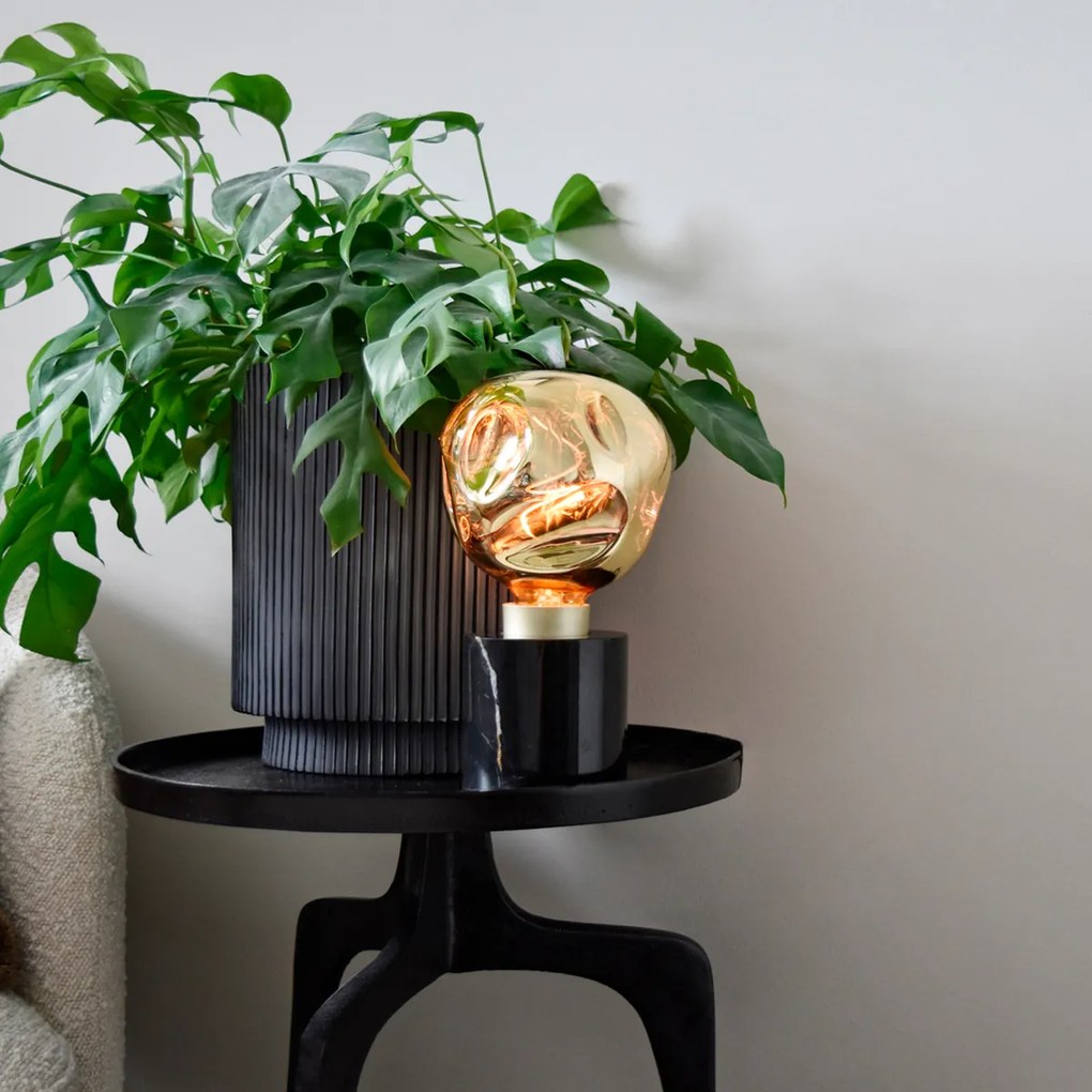 Lâmpada LED E27 regulável G125 espelho dourado 4W 75lm 1800K