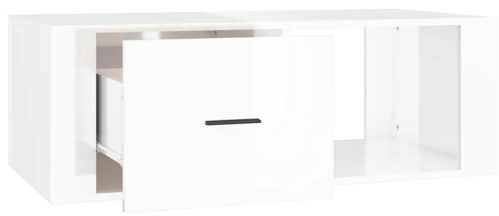 Mesa de centro 100x50,5x35cm derivados madeira branco brilhante