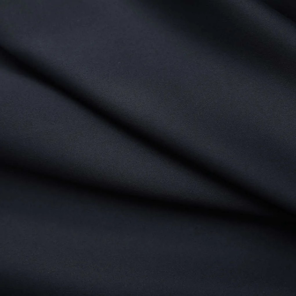 Cortina blackout com ganchos 290x245 cm preto