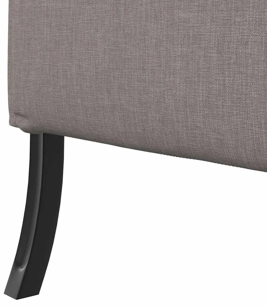 Sofá Alto Taupe 109x56x121 cm Tecido