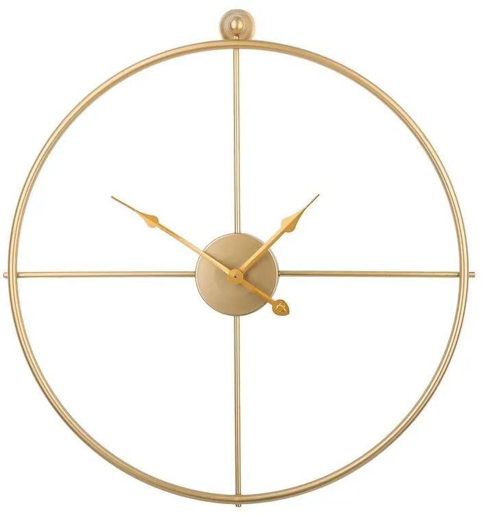 Relógio de parede Ø 50 cm dourado ZUCHWIL Beliani