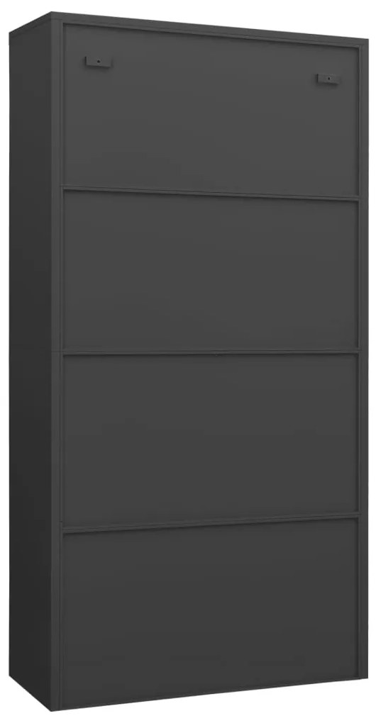 Cacifo 90x40x180 cm aço antracite