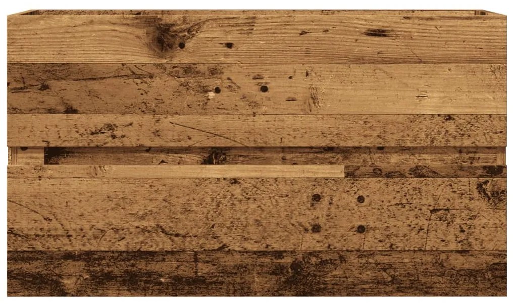 Armário lavatório suspenso de Casa de Banho 80x38,5x45 cm deriv. madei