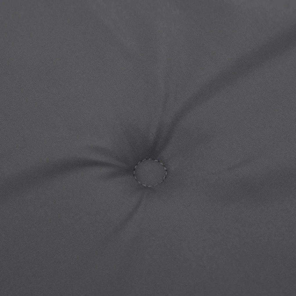 Almofadão p/ banco de jardim 100x50x4cm tecido oxford antracite