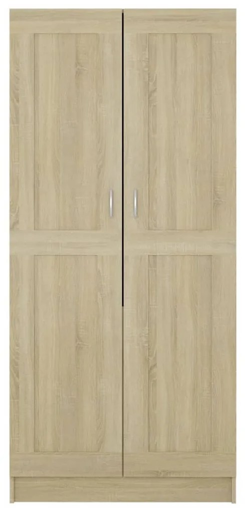 Roupeiro 82,5x51,5x180 cm contraplacado carvalho sonoma