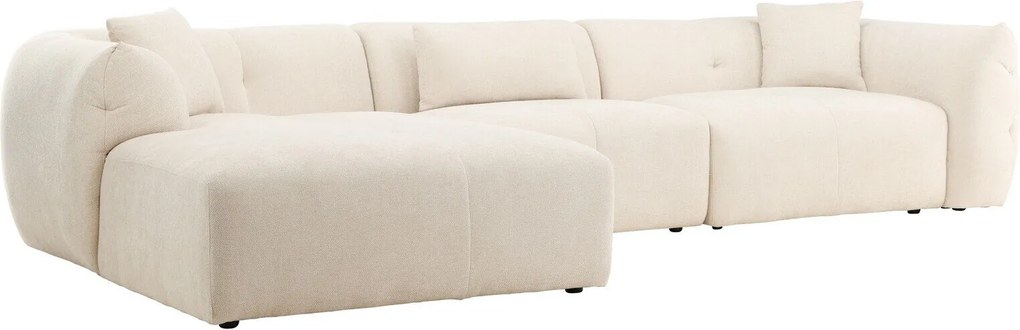 Sofá de canto Dallas 4817, Indisponível, Bege, Indisponível, 385x202x71cm, 157.5 kg, Pernas: Plástico