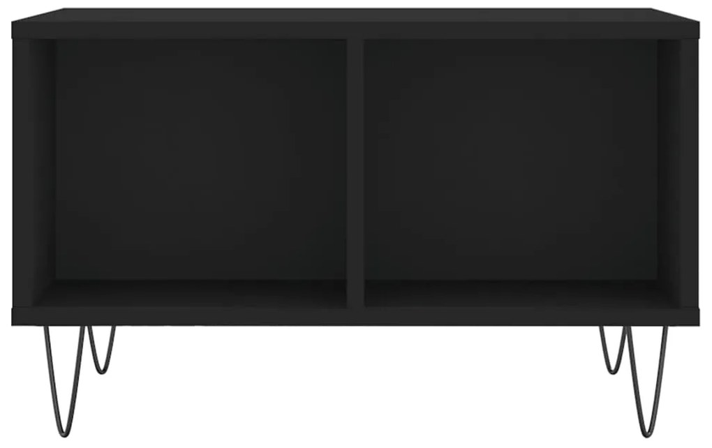 Mesa de centro 60x50x36,5 cm derivados de madeira preto