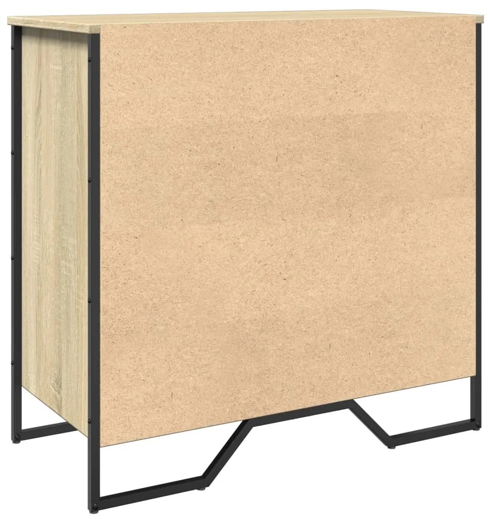 Sapateira 80x38x78 cm derivados de madeira carvalho sonoma
