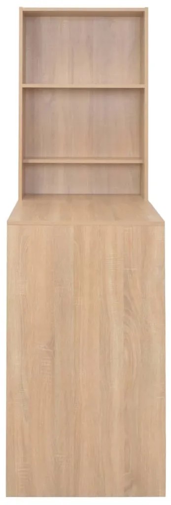 Mesa de bar com armário 115x59x200 cm carvalho