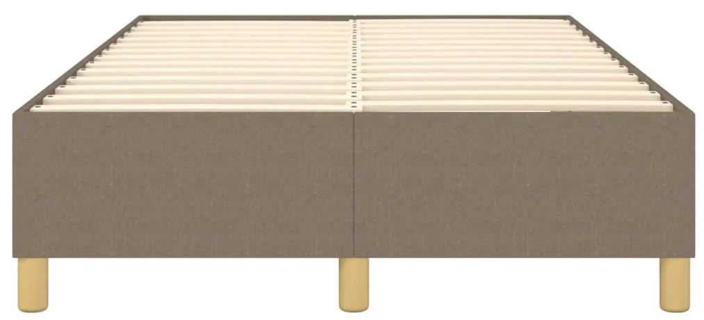 Estrutura cama sem colchão 120x200 cm tecido cinza-acastanhado