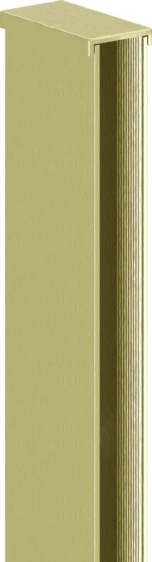 Mexen moldura de parede para divisória de duche 8 mm, ouro escovado - 800-00-55