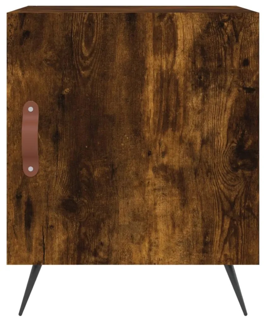Mesa cabeceira 40x40x50 cm derivados de madeira carvalho fumado