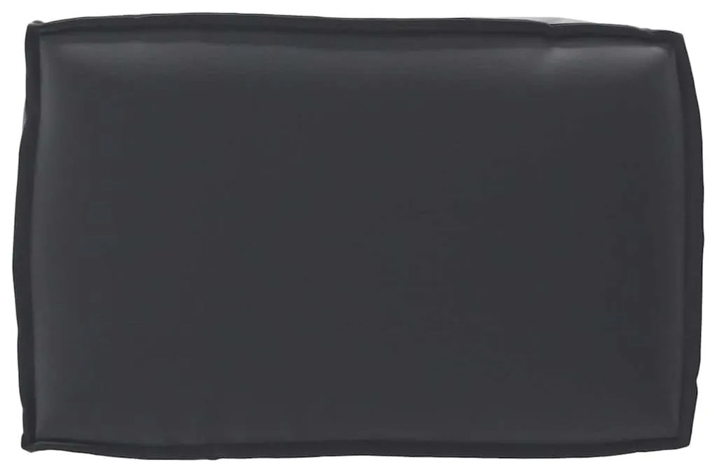 Conjunto de Almofadas de Palete em 2 Peças Preto